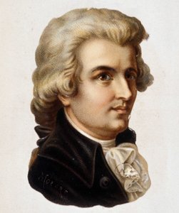 Portræt af Wolfgang Amadeus Mozart (1756-1791) af Unknown artist