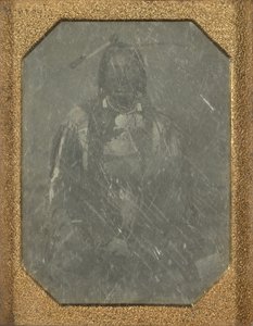 [Portræt af en amerikansk indianer] af Unknown artist