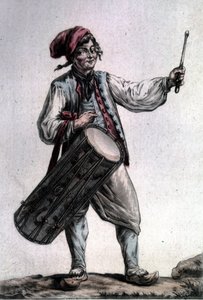 Portræt af den franske tenor Antoine Trial (1736 - 1795) i rollen som Pêre la Joie i "The Harvesters"" af André Modeste Grétry (1741 - 1813), Paris 1787 af Unknown artist
