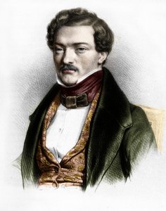 Portræt af den franske tenor Gilbert-Louis Duprez af Unknown artist