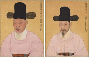 Portrætter af Cho Heun-myeong og Cho Jae-ho af Unknown artist
