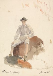 Portugisisk dreng (Madeira) 25. januar 1868 af Unknown artist
