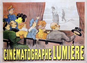 Plakat for brødrenes filmfotograf Lys til filmen "The watered sprinkler", slutningen af 1800-tallet af Unknown artist