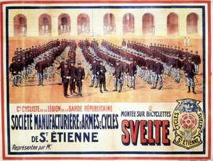 Præsentation af cykelselskabet i Legion of the Republican Guard: Société manufacturière d