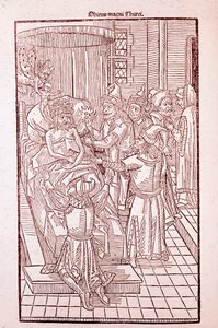 Sandsynligvis Sultan Mehmed II i 1481 (gravering af Unknown artist