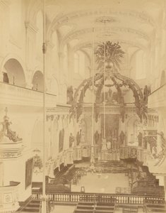 Quebec, inde i katedralen af Unknown artist