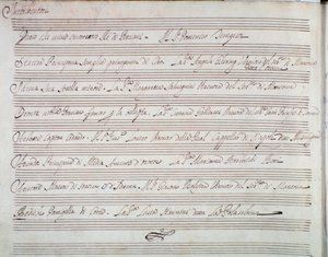 Resume af operaen The Coronation of Darius af Giuseppe Aldrovandini (1703) af Unknown artist