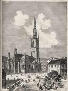 Riddarholmen kirke - Riddarholms kirke i Stockholm - 1866 - af Unknown artist