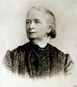 Risorgimento: "" Portræt af den engelske forfatter Jessie White Mario (1832-1906), sygeplejerske under kampagnerne af Giuseppe Garibaldi, hustru til den italienske patriot Alberto Mario"" Fotografi af slutningen af det 19. århundrede. Privat samling af Unknown artist