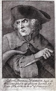 Robert Francois Damiens (Robert Francois Damier af Unknown artist