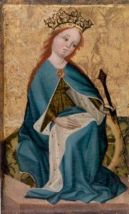 Den hellige Katarina af Alexandria af Unknown artist