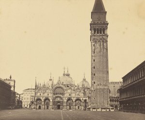[Markuskirken og Campanile] af Unknown artist