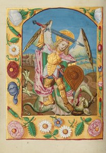 Sankt Michael og dragen af Unknown artist