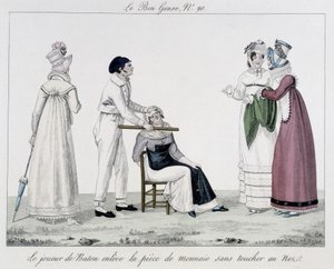 Saltimbanque: stafetten - i “” Den gode genre””, deb. 19. århundrede af Unknown artist