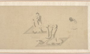 Scener fra Tao Yuanmings liv (del 1) af Unknown artist