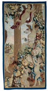 September og oktober fra The Twelve Months of the Year (Fragment) af Unknown artist