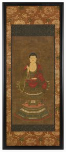 Shakyamuni prædiker af Unknown artist