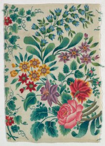 Sjal fragment af Unknown artist