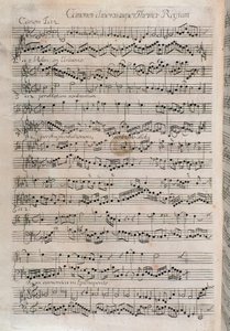 Noder af Johann Sebastian Bach (1700-tallet) af Unknown artist