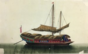 Malerier af skibe af Unknown artist
