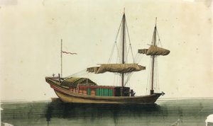 Malerier af skibe af Unknown artist