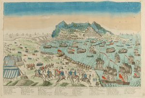Gibraltars sejre, 1782 af Unknown
