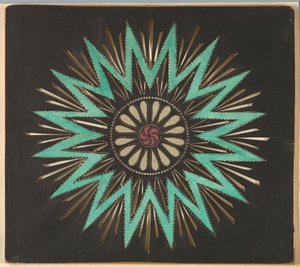 Sekstentakket Stjerne af Unknown artist