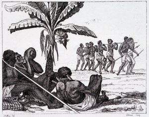 Slavehandel på en rejse - i "" maleriske Frankrig"", T.III af Unknown artist
