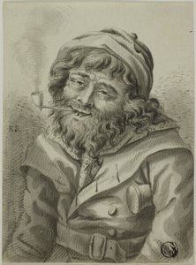 Rygende havkaptajn af Unknown artist