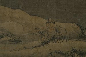 Snelandskab, mellem 1368 og 1644 (blæk, silke) af Unknown artist