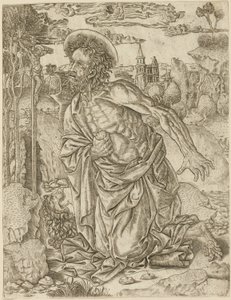 Sankt Hieronymus i bod af Unknown artist