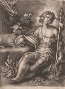 Johannes med Lammet af Unknown artist