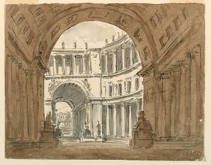 Scenedesign, Slotsretten af Unknown artist