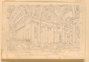 Scenedesign, Palace Interiør af Unknown artist