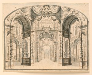 Scenedesign: Palace Interiør af Unknown artist