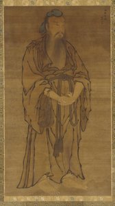 Stående figur af Lü Dongbin af Unknown artist