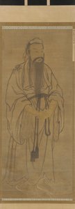 Stående figur af Lü Dongbin af Unknown artist