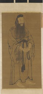 Stående figur af Lü Dongbin af Unknown artist