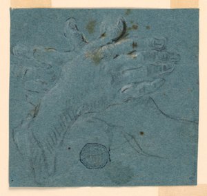 Studie: Et par hænder, krydsede af Unknown artist