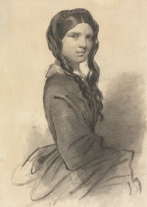Studie af en kvinde af Unknown artist