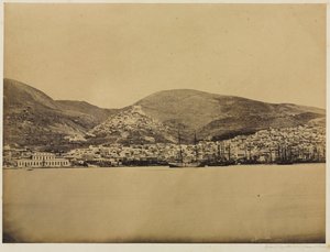 Syros, centrum for Levanthandelen af Unknown artist
