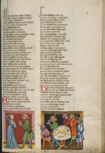 Tamar klager til Absalom; Absalom beordrer Amnons død af Unknown artist