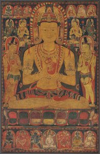 Tantrisk Buddha Vairochana som Vajrasattva af Unknown artist