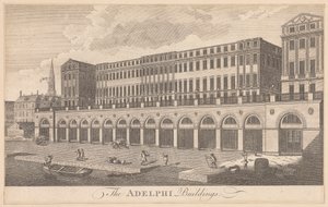 Adelphi-bygningerne af Unknown artist