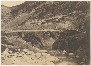 Palaldas bro (nær Amelie Les-Bains) af Unknown artist
