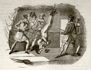 The Death Galley, eller Piratskonneren, ca. 1837 af Unknown artist