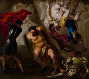 Samsons død af Unknown artist