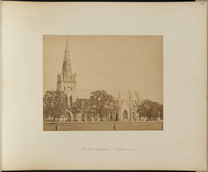 Den engelske katedral. Singapore af Unknown artist