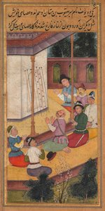 Blomstringen af Josefs stang, fra et spejl af hellighed (Mir’at al-quds) af fader Jerome Xavier af Unknown artist