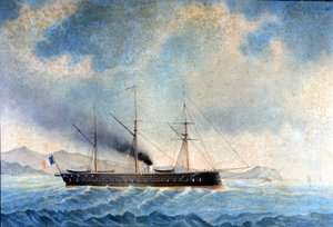 Fregatherligheden. 1859. af Unknown artist
